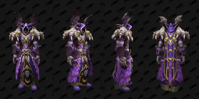 Void-Touched Reforged T2 Druid: Друид, Фиолетовый вариант 1